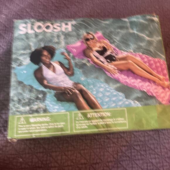 ‼️2 Inflatable Pool Floats Size 64.5 X 31.5 Brand Sloosh - Picture 2 of 2